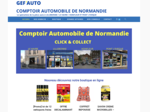 Comptoir Auto de Normandie : le nouveau site web