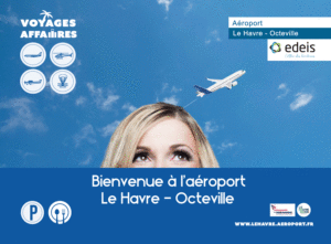 Une nouvelle identité pour l'aéroport Le Havre – Octeville