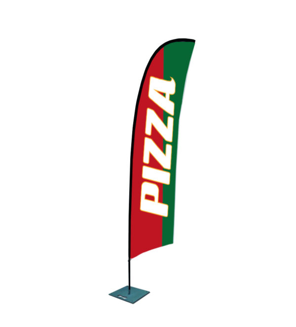 drapeau publicitaire PIZZA